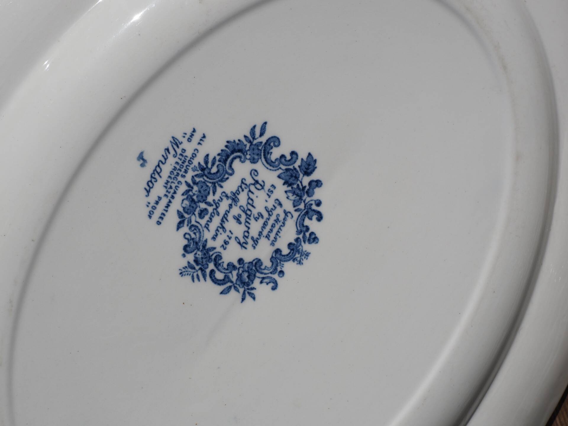 English porcelain service Ridway Staffordshire, 1980s