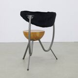 4x Postmodern Dining Chair by Rob Eckhardt, 1980s NEW upholstery