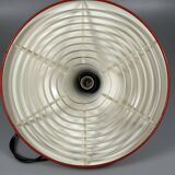 Lampe de plafond Erco Lightning des années 1960 et 1970 en aluminium métallique