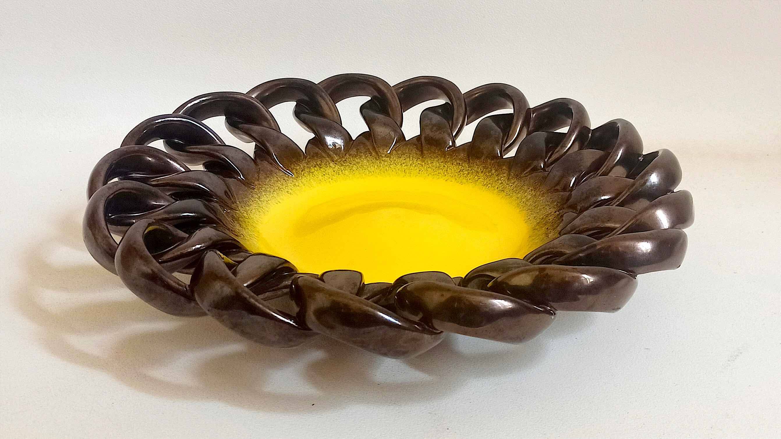 Ceramidi Marseille twisted ceramic fruit bowl 19§0's