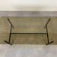 Coffee table metal and glass, 50s
