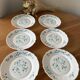 Vintage forget-not dessert plates