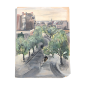 Gouache rue de paris