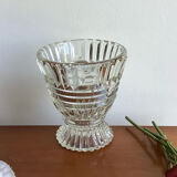 Vase verre épais