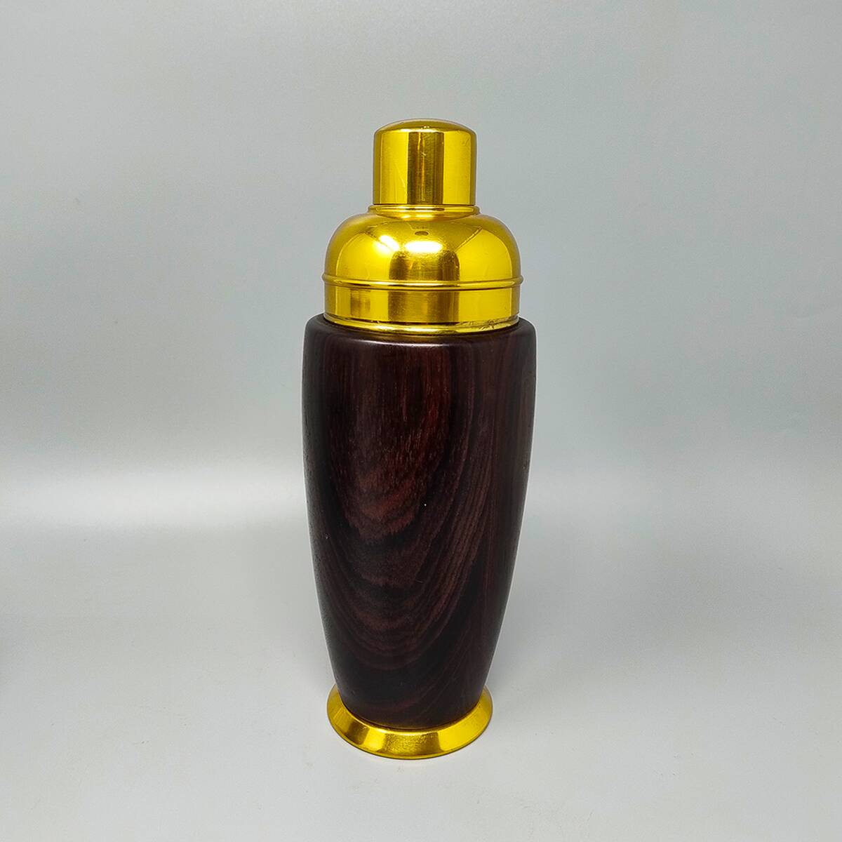 1970s Gorgeous Cocktail Shaker With Ice Bucket by Aldo Tura. Made in Italy