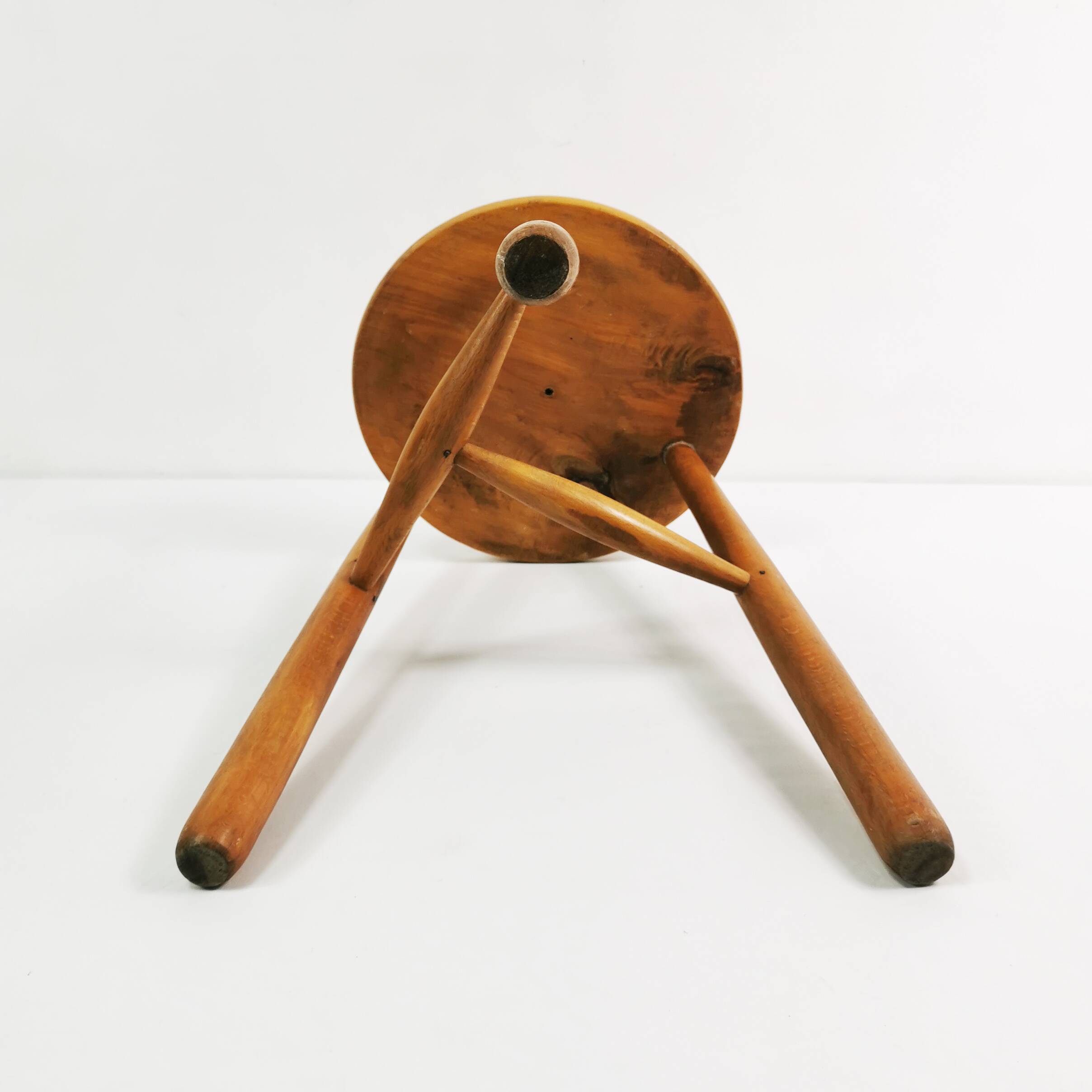 Mid Century tripod stool, Denmark, 1960s