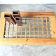 Scandinavian coffee table in solid pine and glass, 1970s