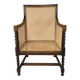 1950s cane armchair