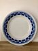 Plat creux blanc et bleu faïence badonviller vintage sublime