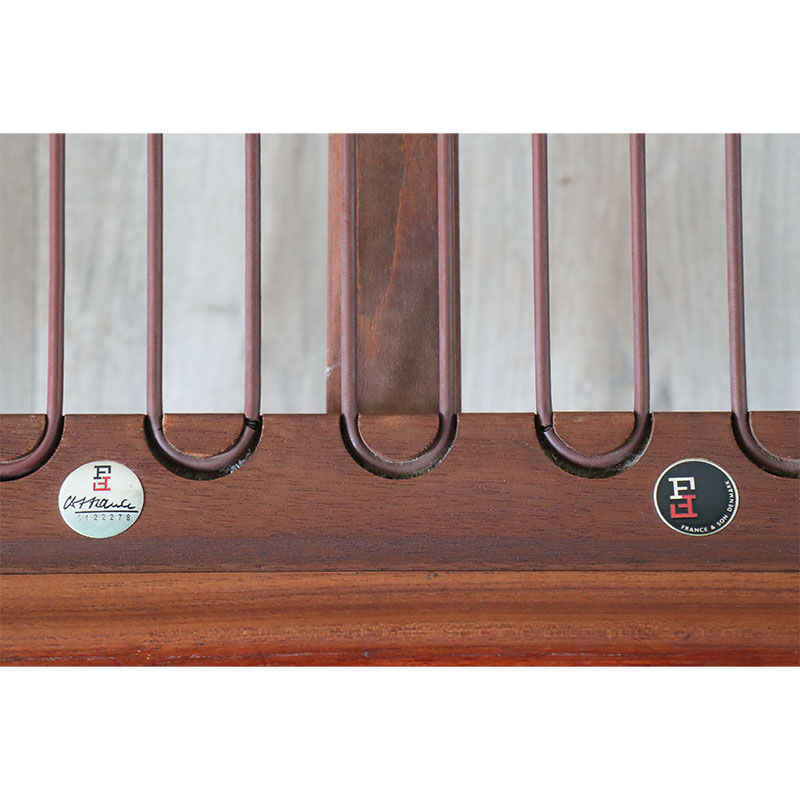 Scandinavian bench by Peter Hvidt & Orla Mølgaard circa 1960