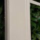 Glass communication door h221.5x90cm old 4 panes without interior glazing