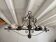 Baroque wrought iron chandelier with 4 lights from the 1940s.