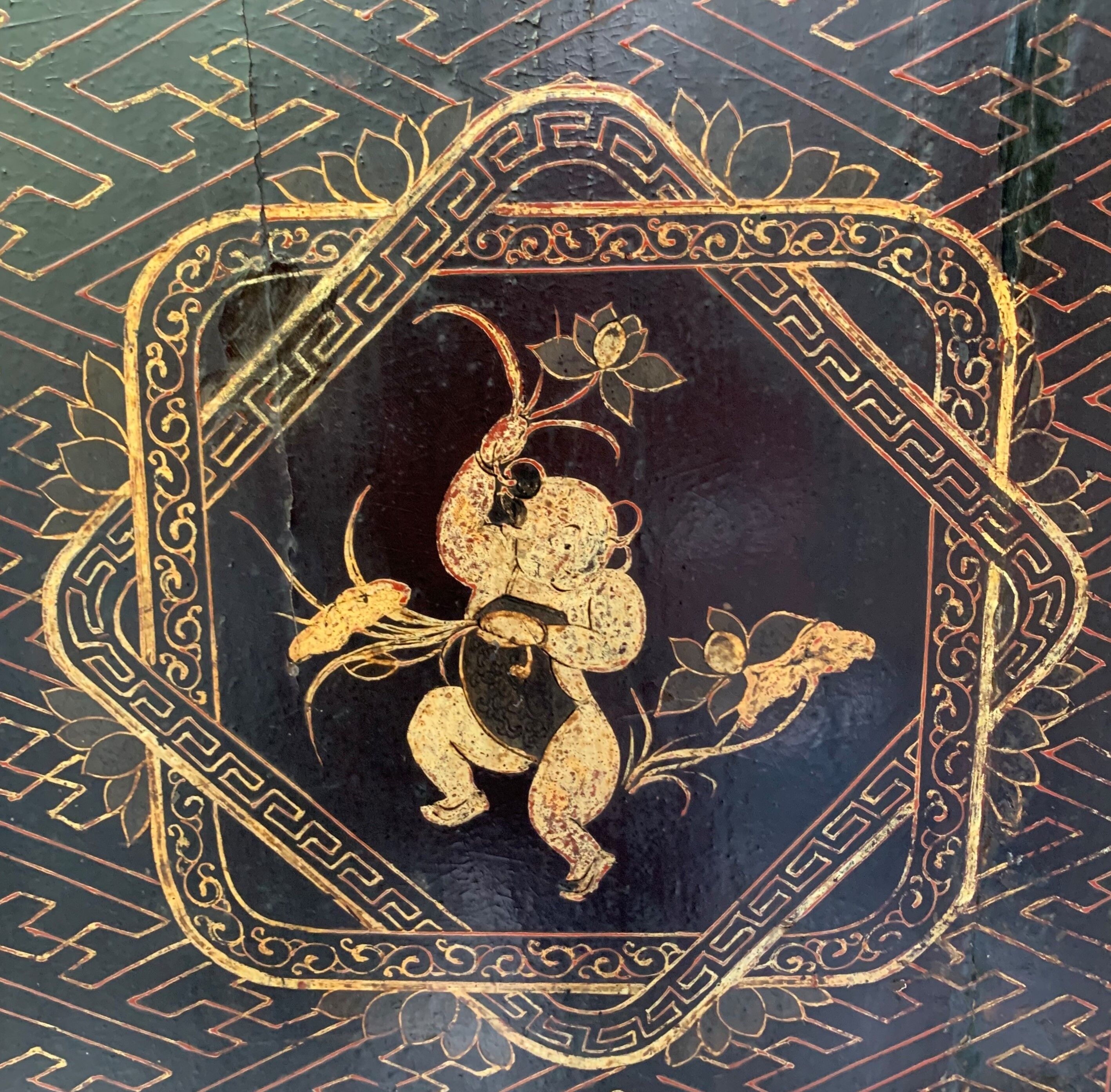 Chinese lacquered cabinet