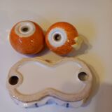 Orange fruit salt and pepper shaker