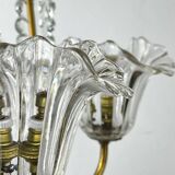 Murano glass chandelier by Ercole Barovier, Barovier & Toso, 1930s.
