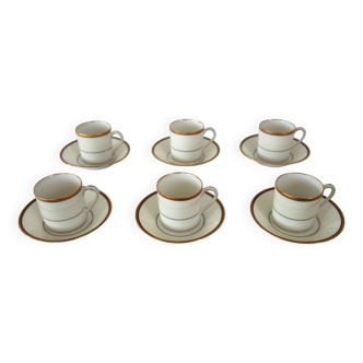 6 Robert Haviland Mocha Cups 1930s