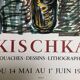 Poster Kischka La Gravure Paris 1963