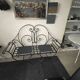 Banc de jardin fer forgé