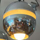 Suspension Space Age 5 openwork lights, 1970s, adjustable