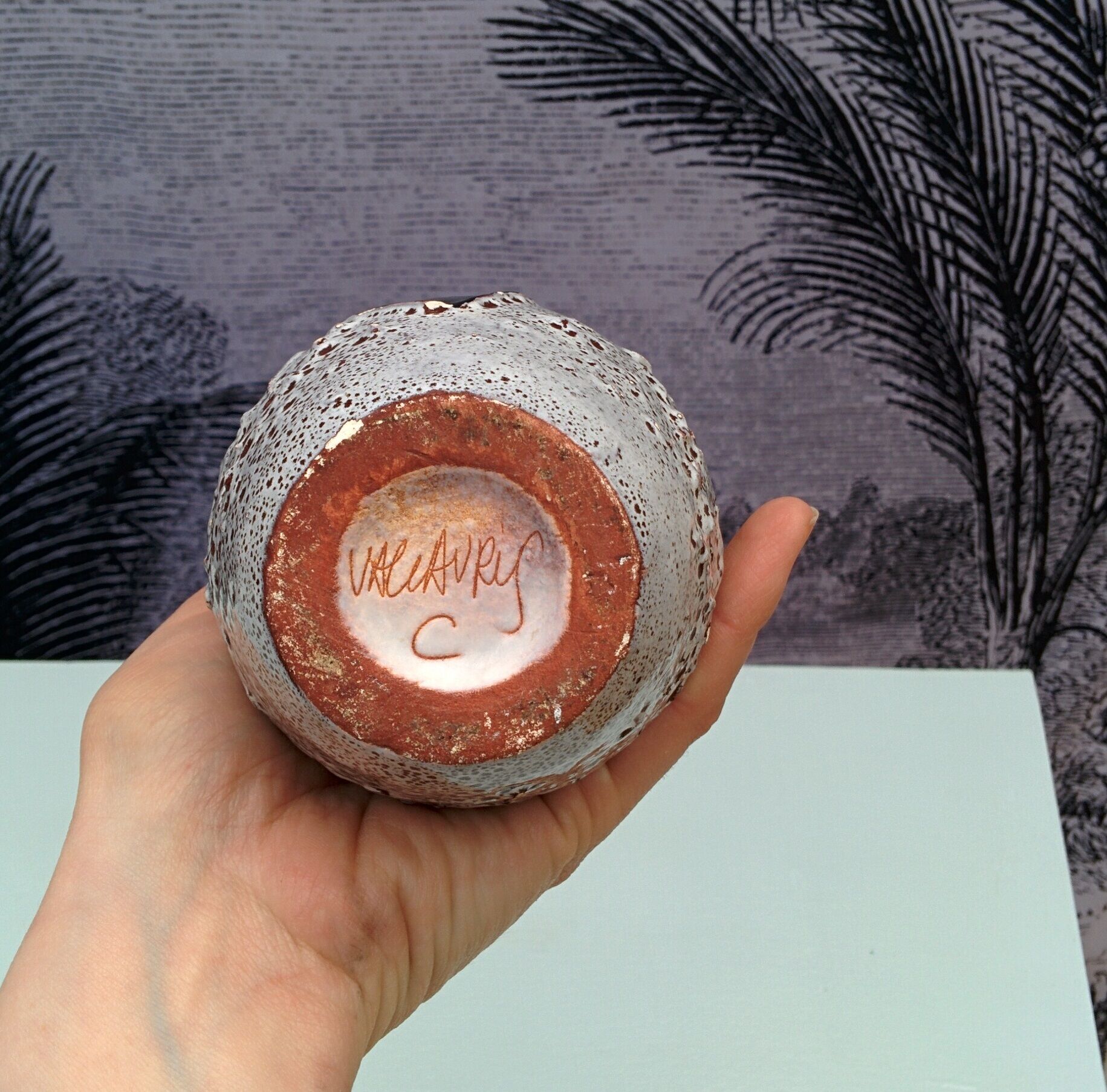 Vase signed vallauris