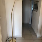 Vintage golden halogen lamppost