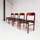 Set Mid Century Danish dining chairs attributed to Korup Mobelfabrik, 1960s
