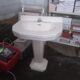 Lavabo salle de bain vintage