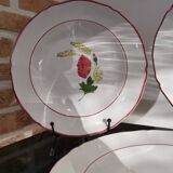 3 soup plates in Ceranord earthenware model Nicole