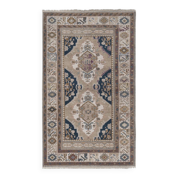 Vintage Turkish Oushak rug 91x156 cm