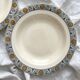 2 “Lamartine” ironstone soup plates from Salins