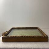 Wooden and glass wall display case