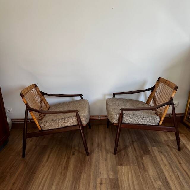 Pair of armchairs by Hartmut Lohmeyer, Wilkhahn, Germany 1960