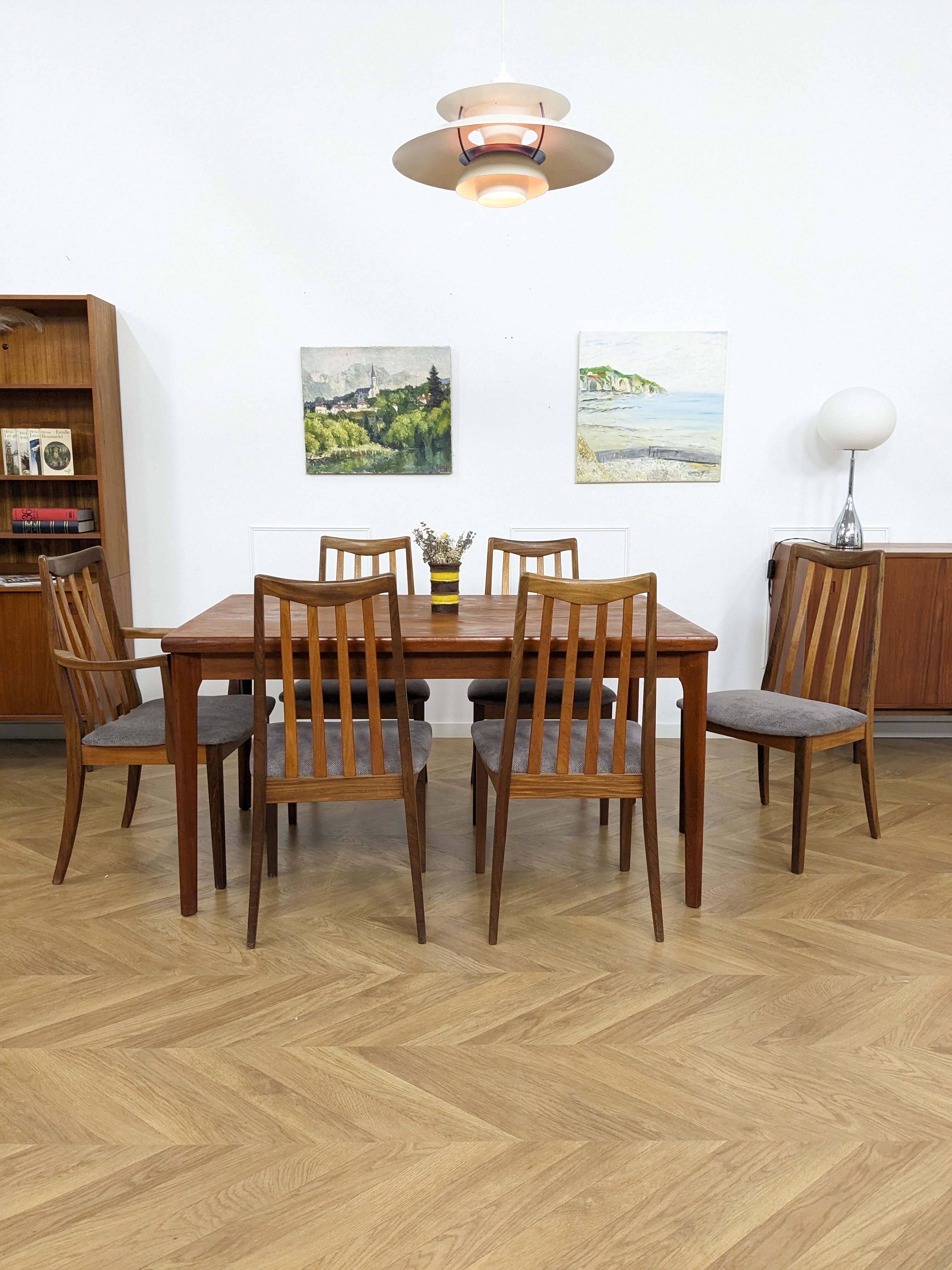 Lot de 6 chaises vintage par G-Plan