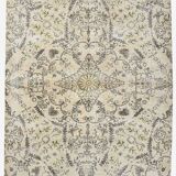 Cream & Light Yellow Turkish Vintage Rug, 215x320Cm