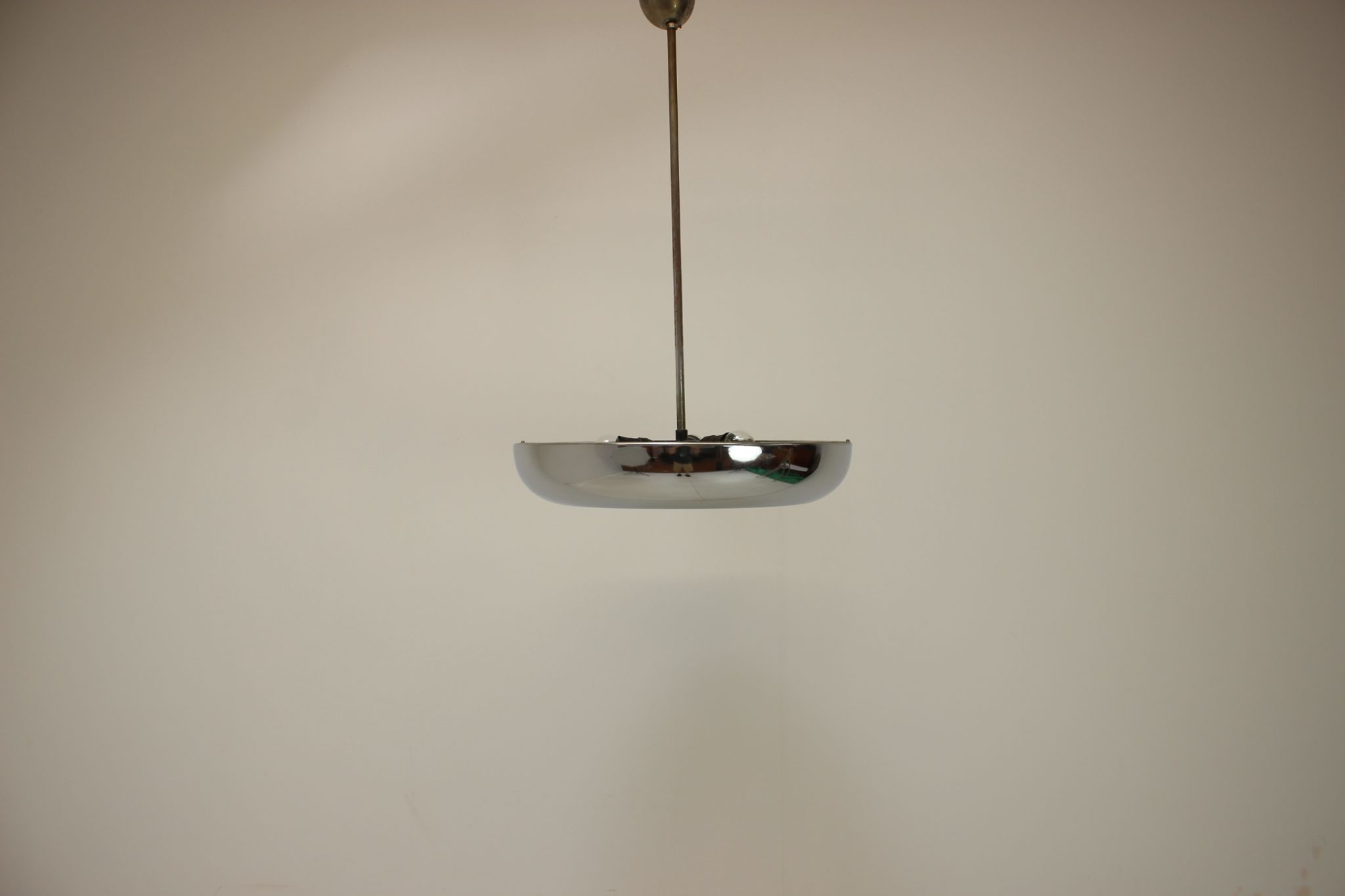 Ufo pendant lamp by josef hurka for napako 1940s