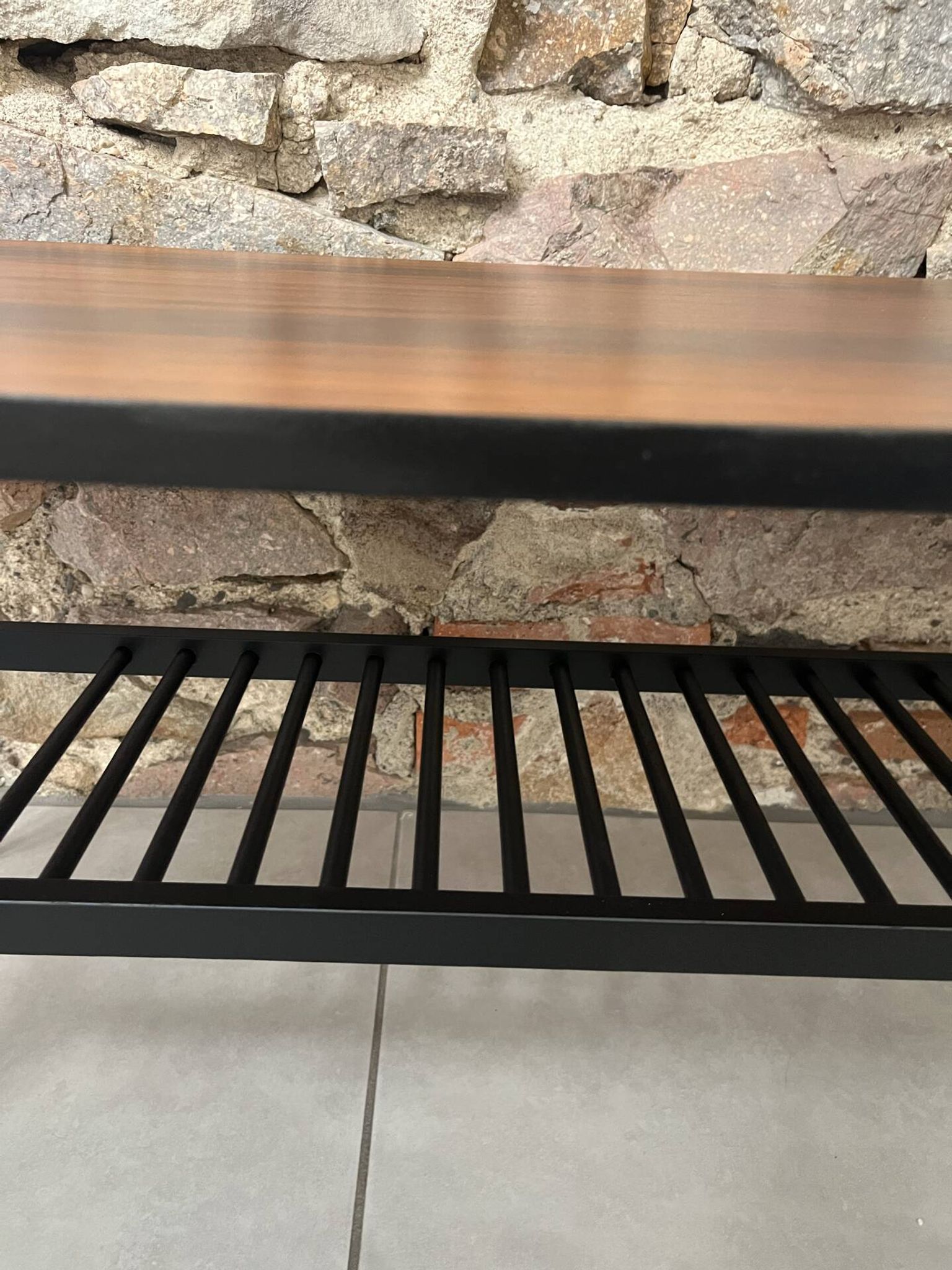 Table basse style scandinave 2 niveaux années 60