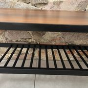 Table basse style scandinave 2 niveaux années 60