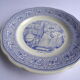 6 talking dessert plates Gien Museum