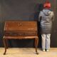 Bureau espagnol ancien du milieu du XIXe siècle