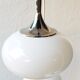 opaline and chrome metal chandelier 70