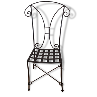 Wrought iron chair