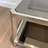 Pair of pieces of sofa tinted glass