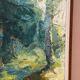 Original Mid Century Swedish Oil on Canva"Forest Brows" by Inga Öfjäll