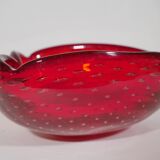 Carlo scarpa venini murano glass bowl