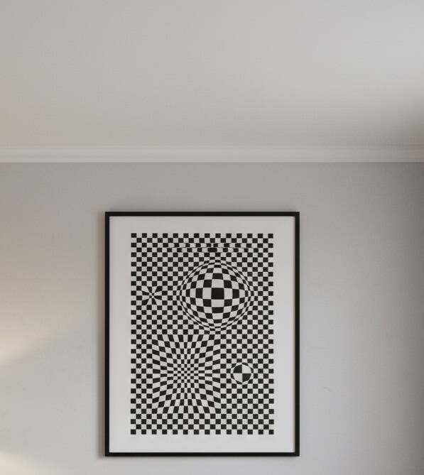 Victor Vasarely d'après œuvre copusculaire