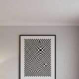 Victor Vasarely d'après œuvre copusculaire