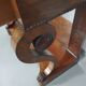 Trumeau / table d'appoint français des années 1830 avec marqueterie de bois
