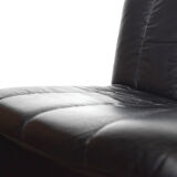 Fauteuil skaï vintage 1970