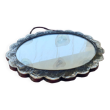Miroir ottoman en argent massif