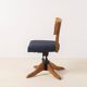 1930's Oak Swivel Office Chair by SMV, Sweden